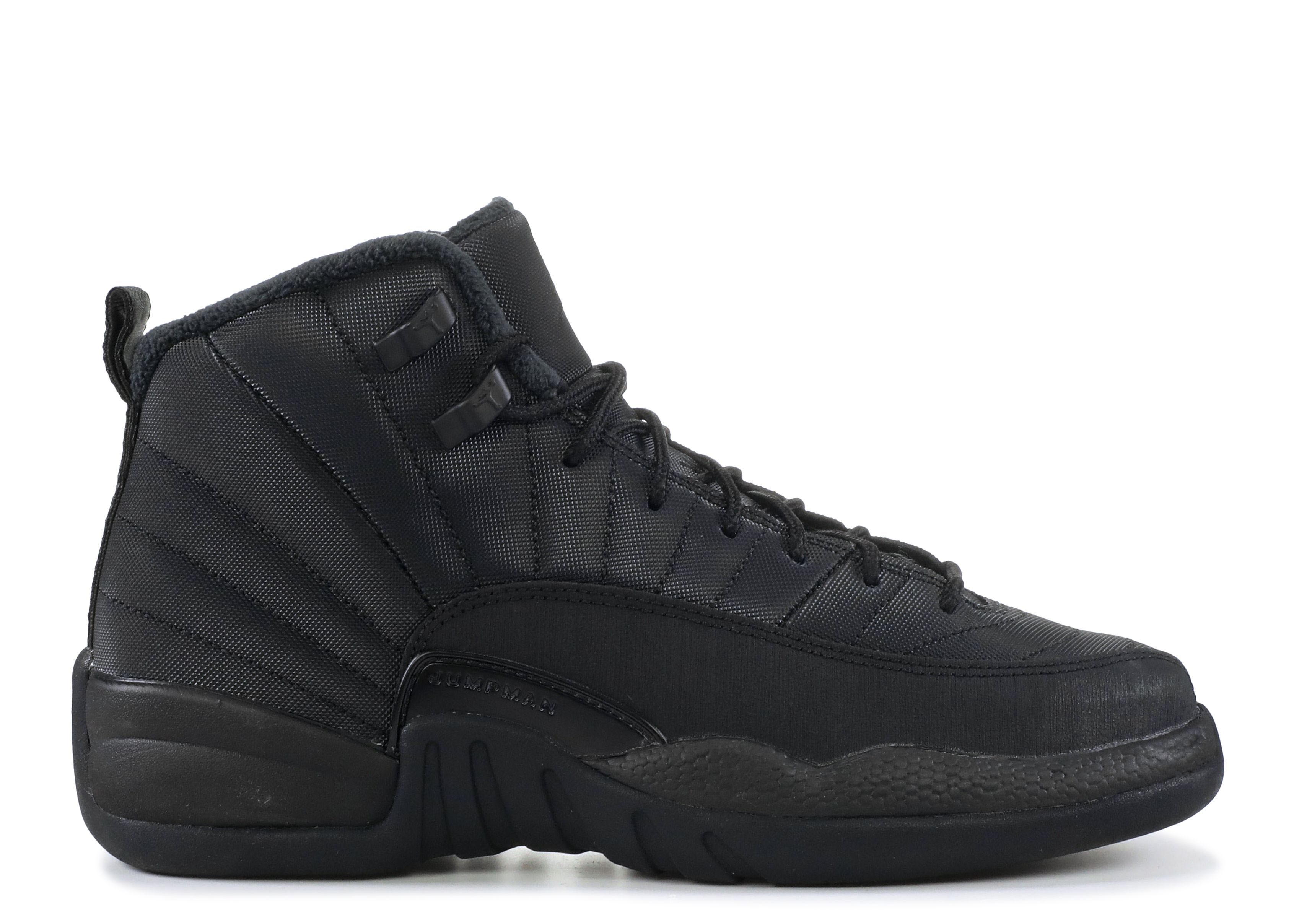 Air Jordan 12 Retro Winterized GS ‘Triple Black’